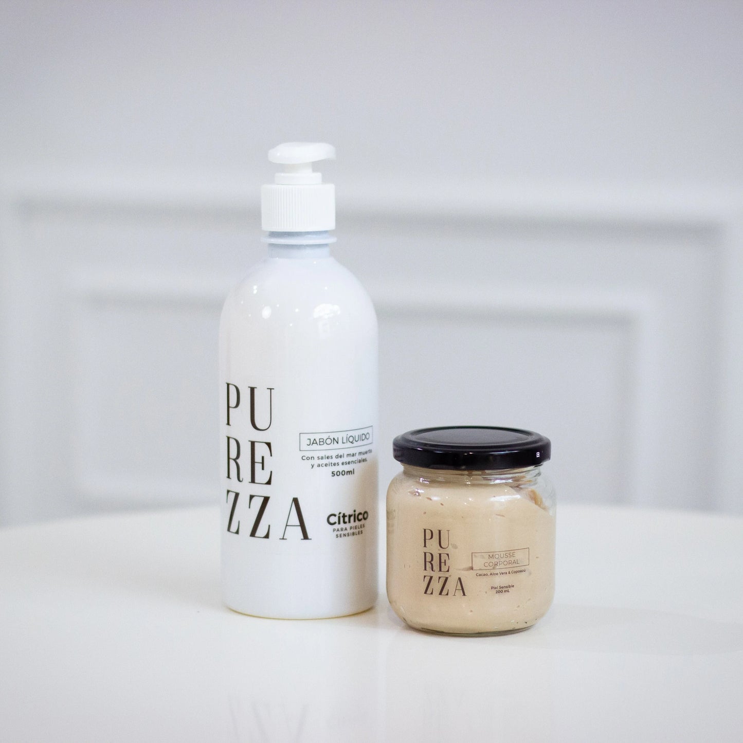 kit para dermatitis - jabón de 500 ml y mousse de 200 ml