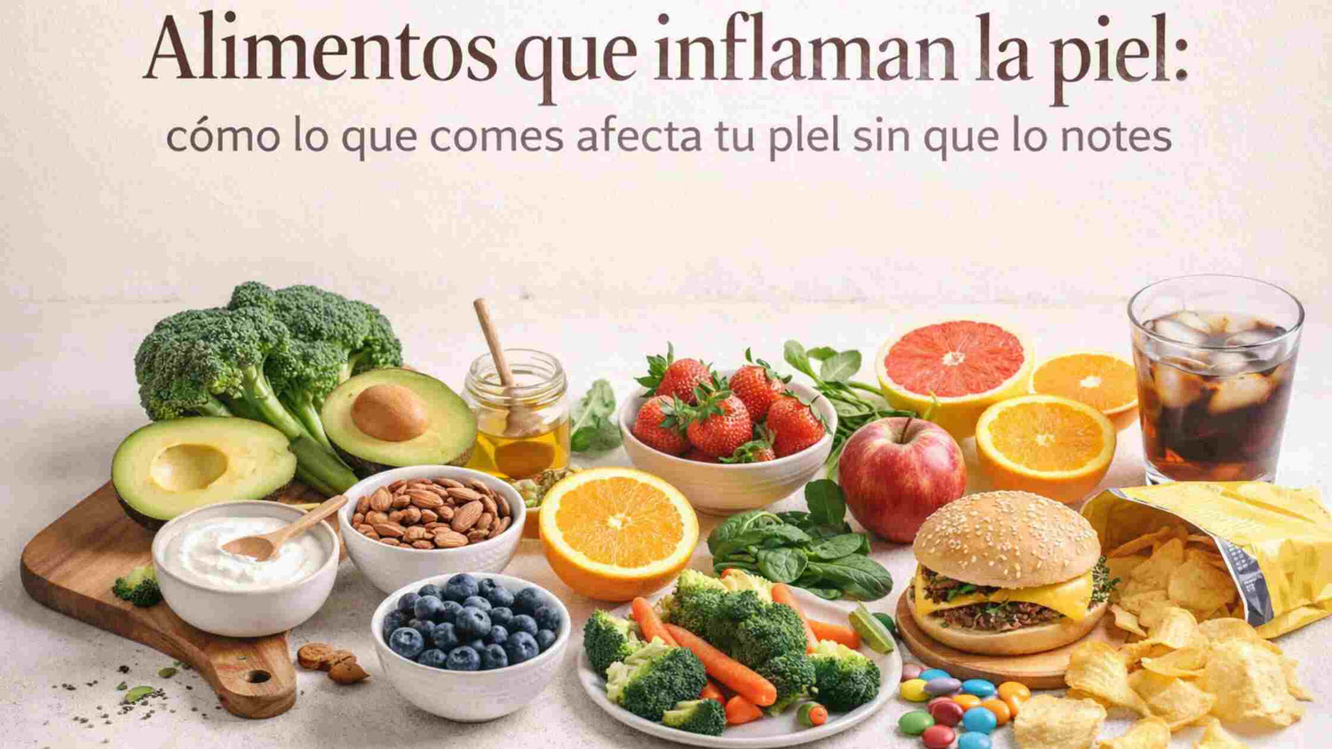 Alimentos que inflaman la piel