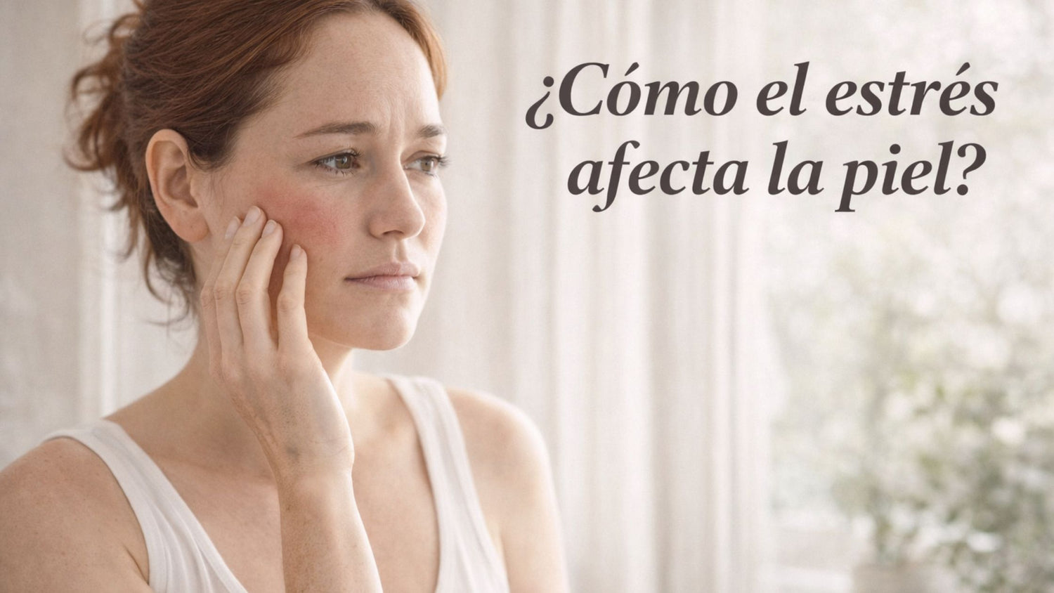 Cómo el estrés afecta la piel