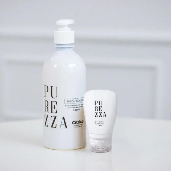 kit para dermatitis - jabón 500 ml y mousse 60 ml